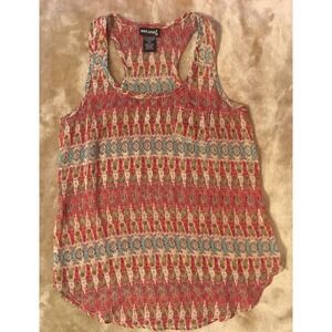 Wet Seal Dressy Tank‎ Juniors Size XS Sheer Multi-colored